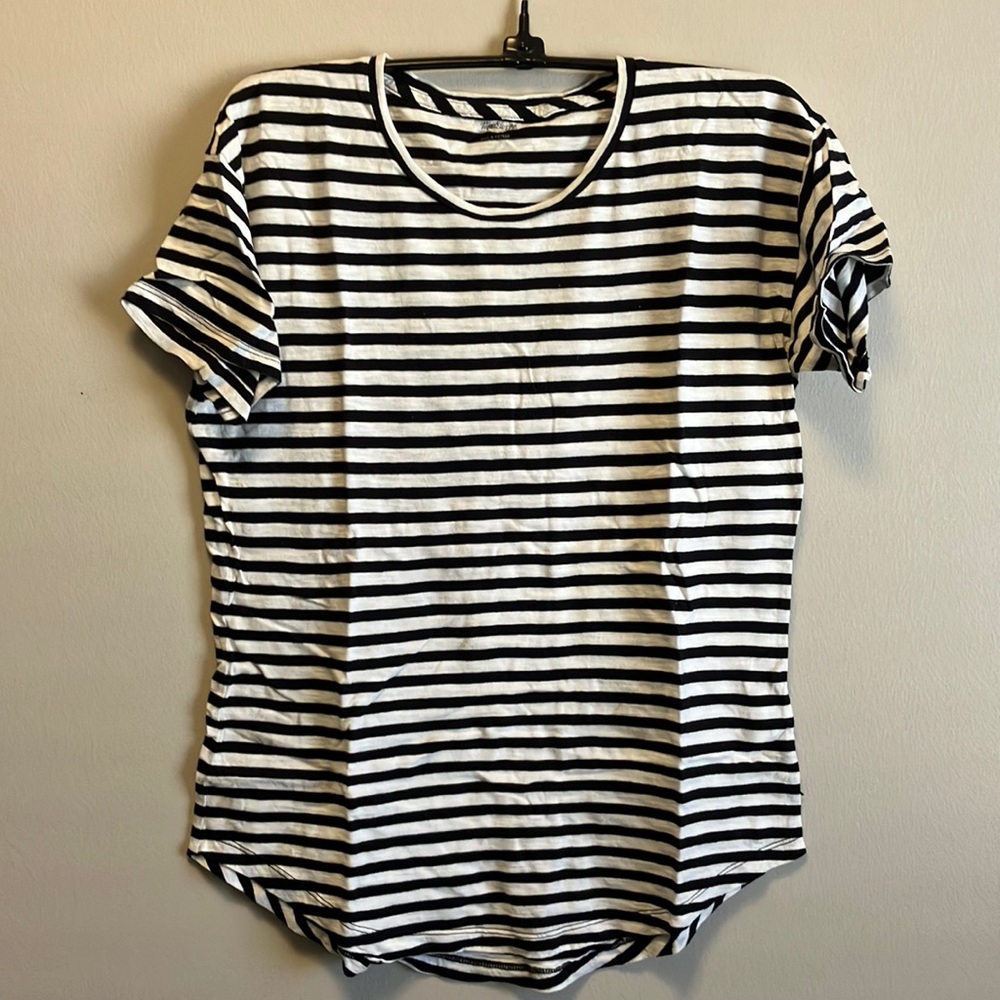 Madewell Striped Whisper Crewneck Tee